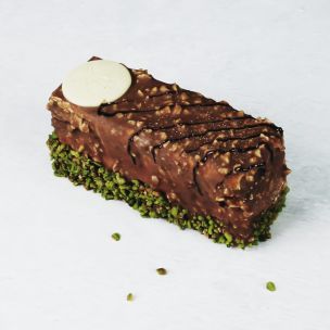 Letscake Hazelnut & Pistachio Chocolate Slices (Individual Portions) 10x185g