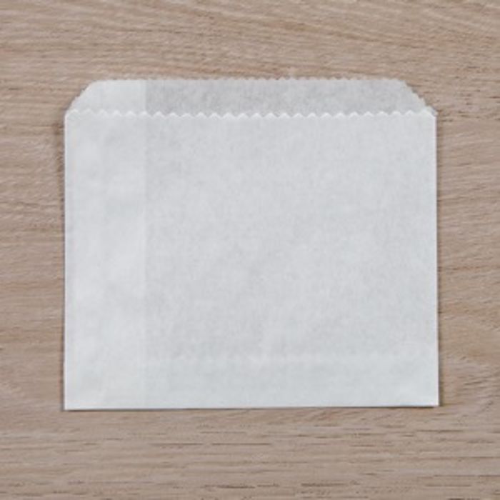 White Paper Gusset Chips Bags (4"x6"x4") 1x1000