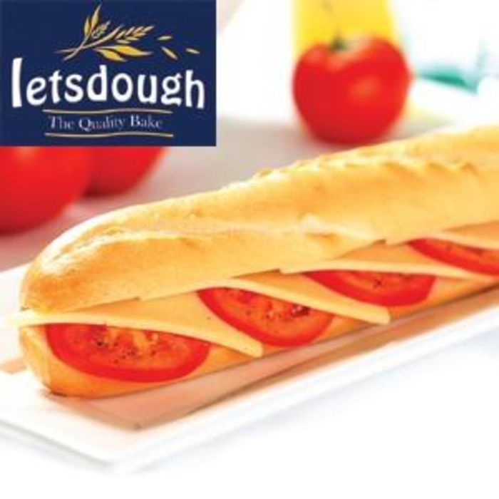 Letsdough Part Baked Demi Baguette (26cm)-26x140g