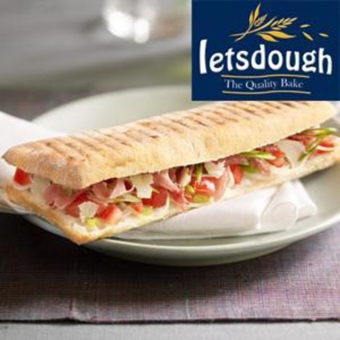 Letsdough Part Baked Extra Large Ciabatta (34cm)-24x250g