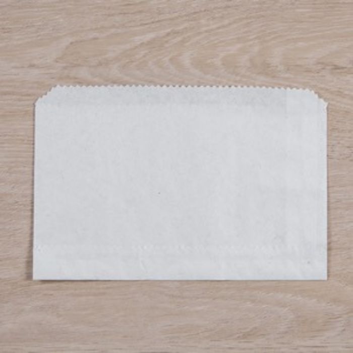 White Kraft Chips Bags-(6"x4" unstrung)-1x1000