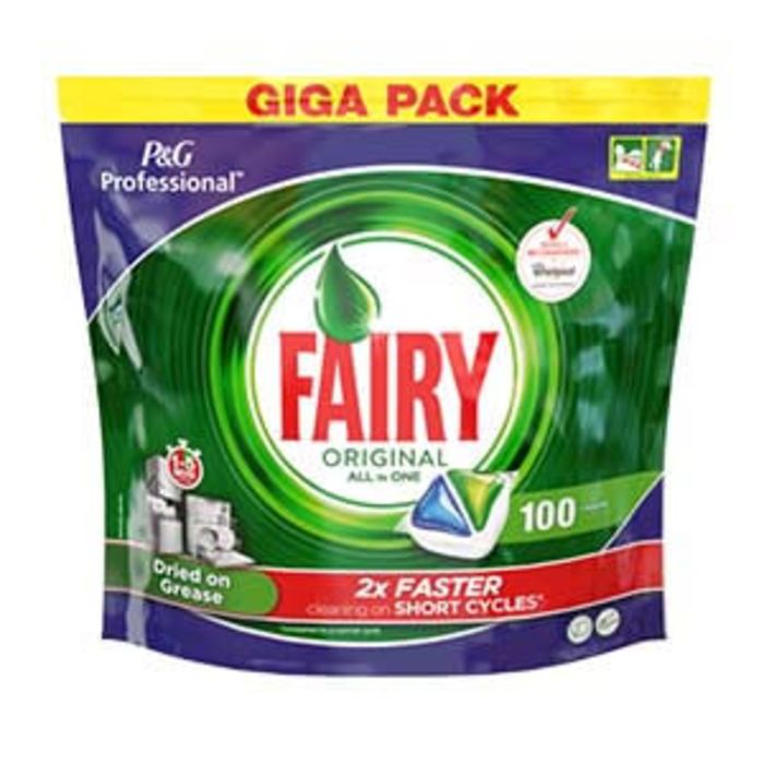 Fairy Professional All In One Original Dishwasher Capsules 1x100`s