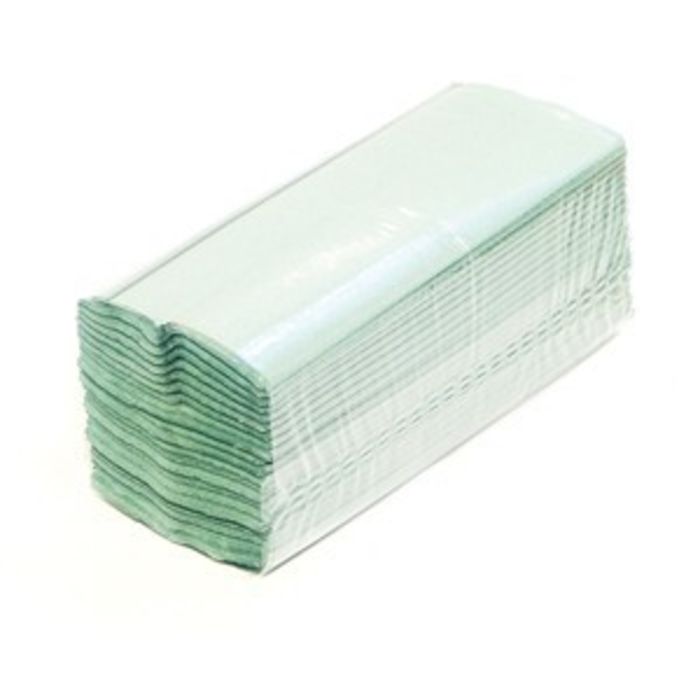 Green Centrefold Hand Towels-15x176