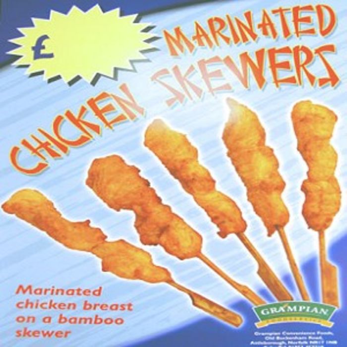 Poster-Marinated Chicken Skewers