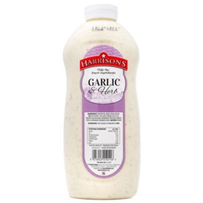 Buy Harrisons Garlic & Herb Sauce (Bottle)4x970ml Order Online From