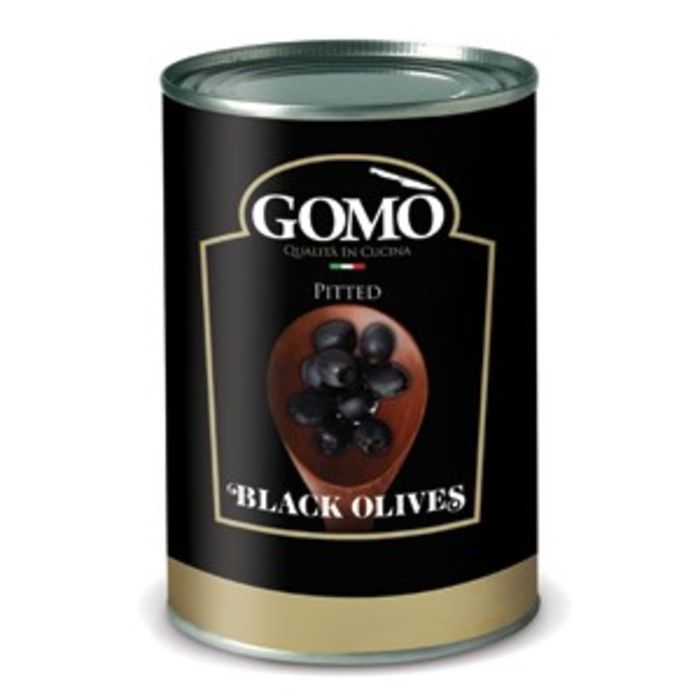 Gomo Pitted Black Olives-1x4.15kg