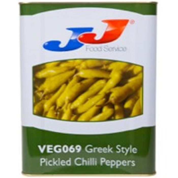 JJ Greek Pickled Peppers (Tursu in Tin)-1x12.5kg