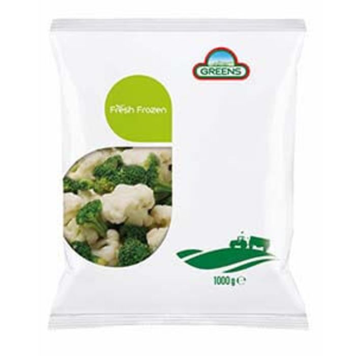 Greens Frozen Floret Mix (Cauliflower & Broccoli)-(Bags)-1x1kg