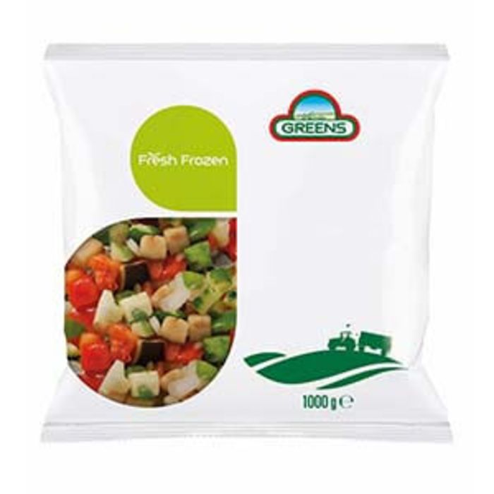 Greens Frozen Ratatouille Mix (Bags)-1x1kg