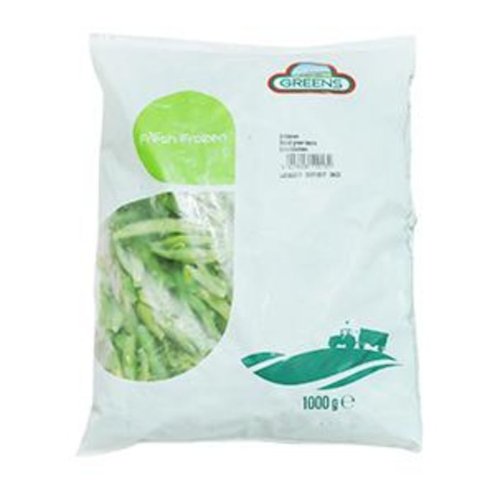 Greens Frozen Sliced Green Beans-(Bags)-1x1kg