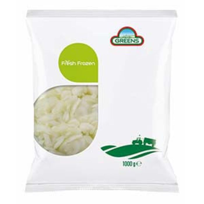Greens Frozen Sliced Onions (Bags)-1x1kg