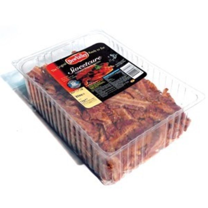 Dew Valley Foods Sweetcured Cooked Streaky Bacon-1x1kg