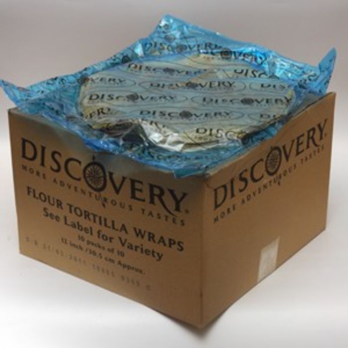 Discovery 12" Tomato Tortilla Wrap-1x100