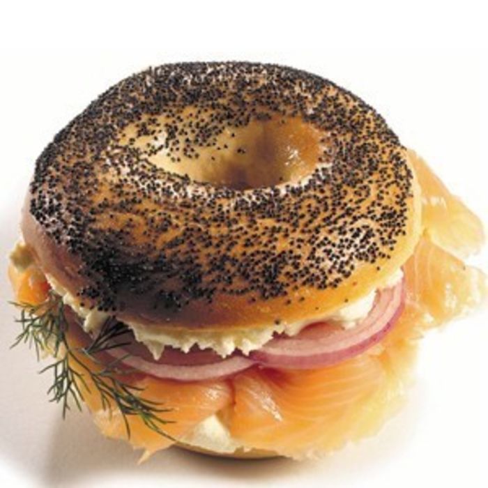 Poppy Seed Bagel-(Large)-36x150g