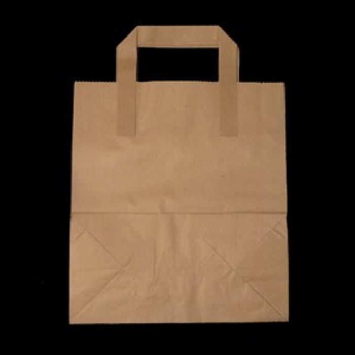 Small Brown Paper Carrier Bags-1x500