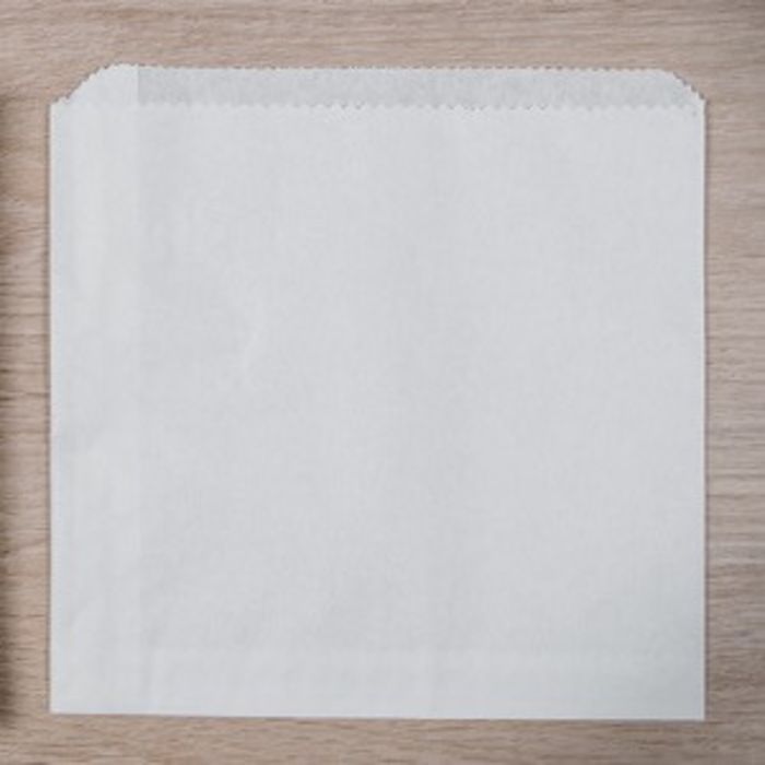 White Kraft Take Away Bags-(5"x5" unstrung)-1x1000