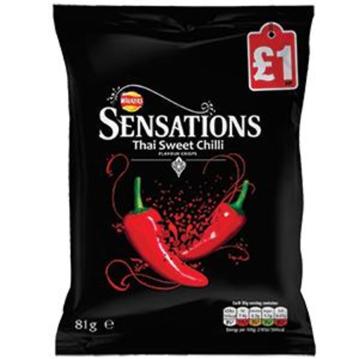 Buy Walkers Sensations Thai Sweet Chili Crisps12x90g Order Online