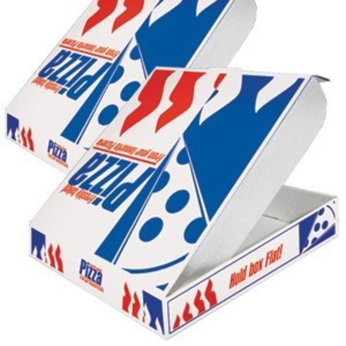 14" White Pizza Boxes(E-Flute)-1x50