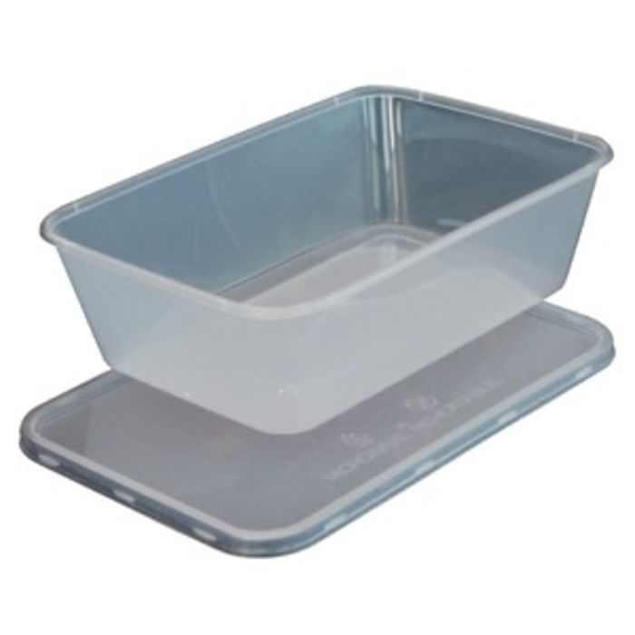 Buy 650ml Microwave Plastic Food Containers with Lids1x250 Order