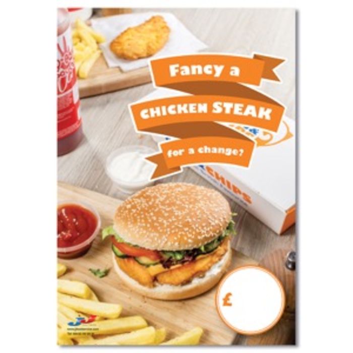 Fancy A Chicken Steak For A Change Poster-1x1