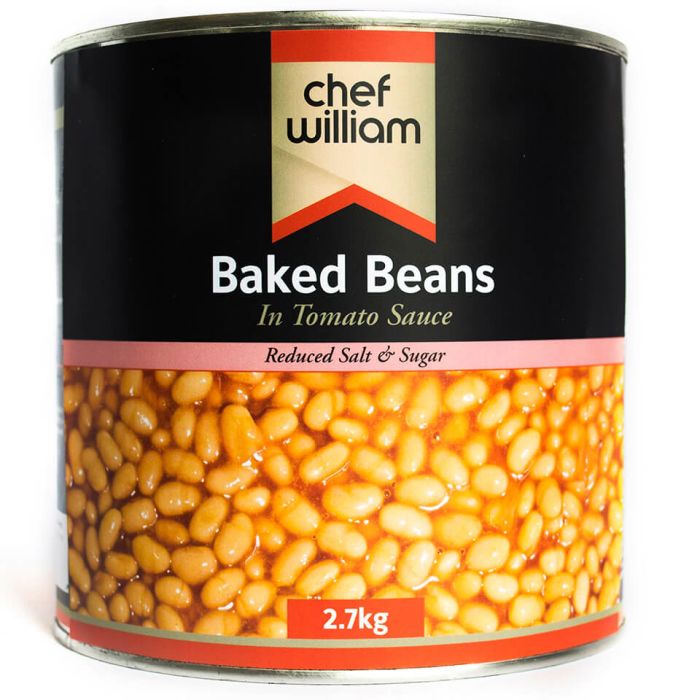 Buy Chef William Baked Beans ReducedSalt&Sugar6x2.7kg Order Online