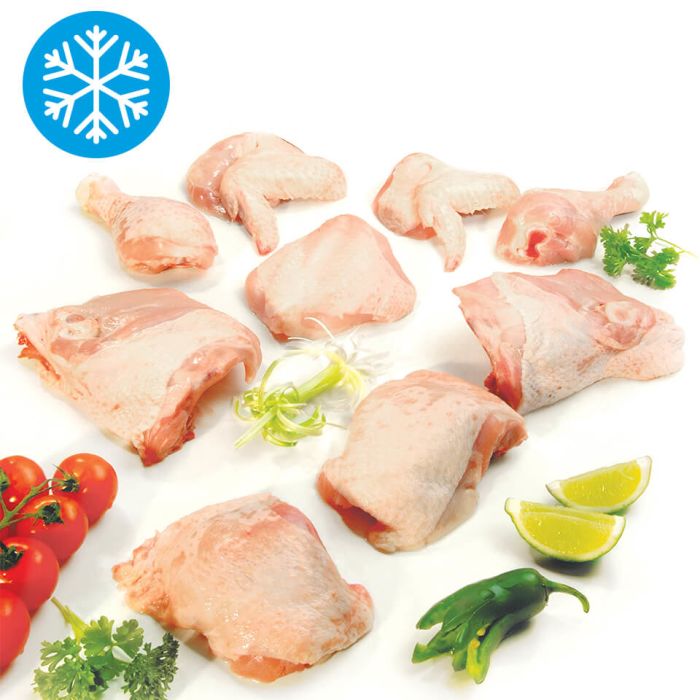 Frozen Halal 9 Way Cut Chicken 10x1.6kg