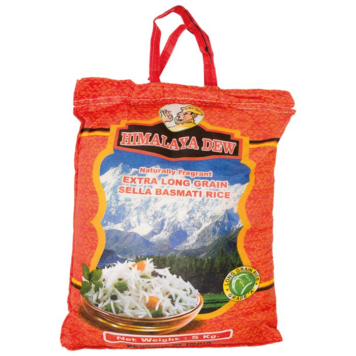 Buy Himalaya Dew Extra Long Grain Sella Basmati Rice1x5kg Order
