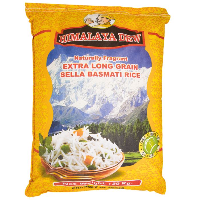 Buy Himalaya Dew Extra Long Grain Sella Basmati Rice1x20kg Order