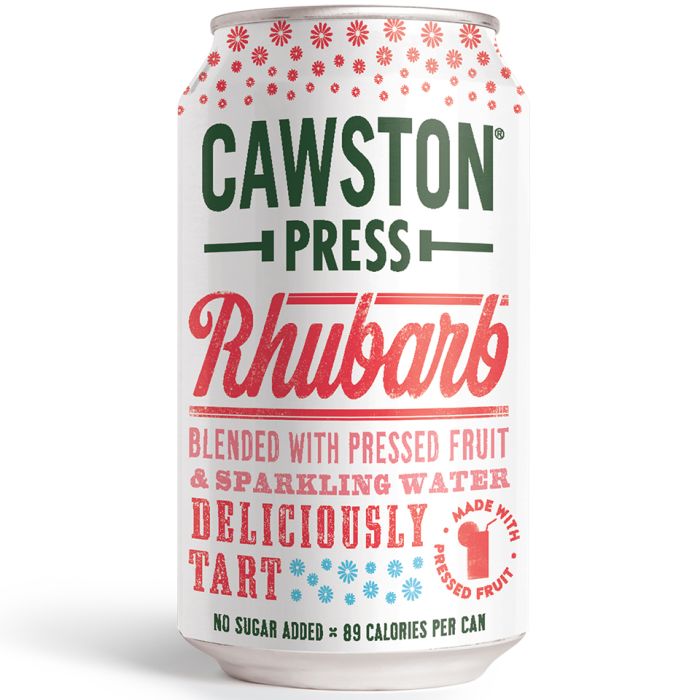 Cawston Press Sparkling Apple and Rhubarb-24x330ml