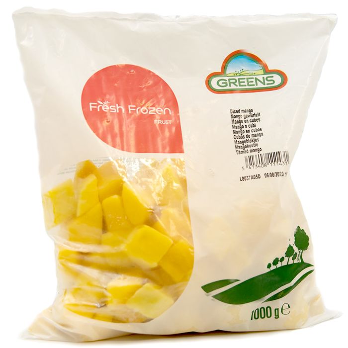 Greens Frozen Diced Mango-1x1kg