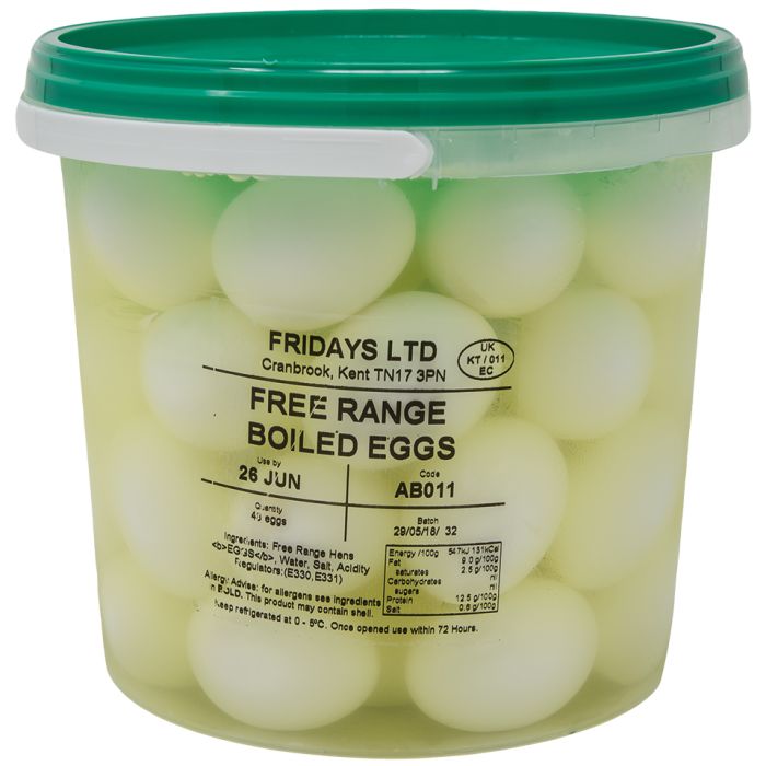 Hard Boiled Eggs - Catering