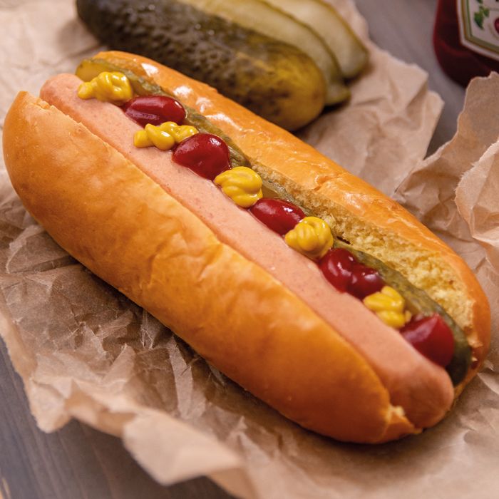 JJ Brioche 7" Hot Dog Rolls (Top Sliced)-36x60g