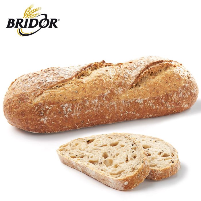 Bridor Stone Part Baked Sourdough Cereals & Grains Loaf Bread (Frozen) -18x400g