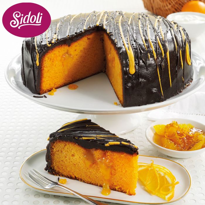 Sidoli Sticky Chocolate & Orange Cake(14 Portions)-1x1.9kg