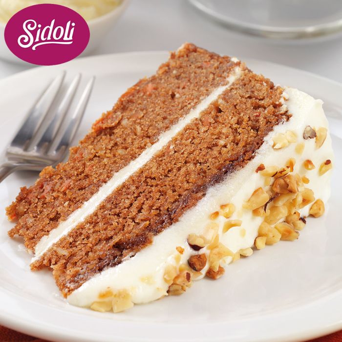 Sidoli Gluten Free Carrot Cake 14 Portions-1x1.7kg