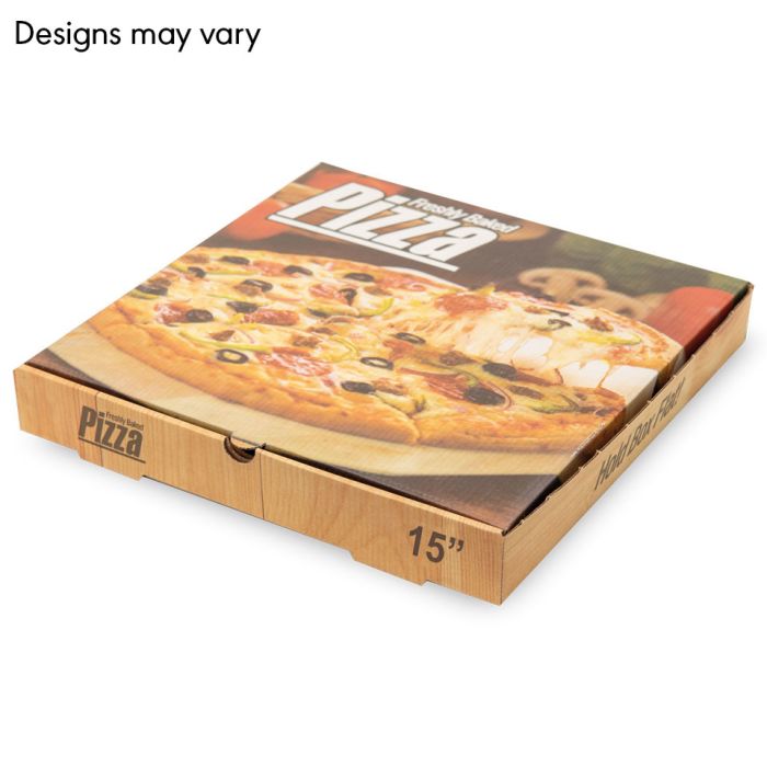 15" Full Colour Pizza Boxes-1x50