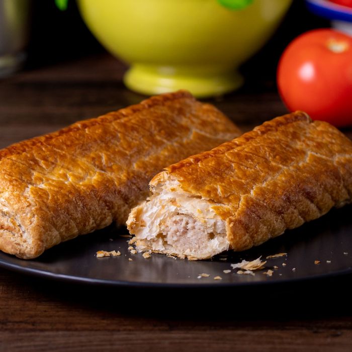 JJ 7" Side Seal Sausage Rolls-40x125g