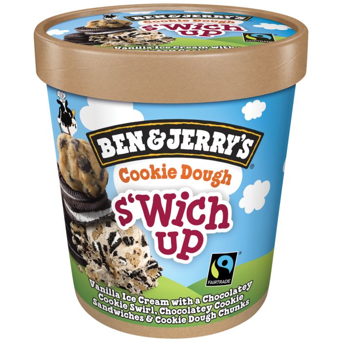 Ben&Jerry's Cookie Dough S`wich Up-8x465ml