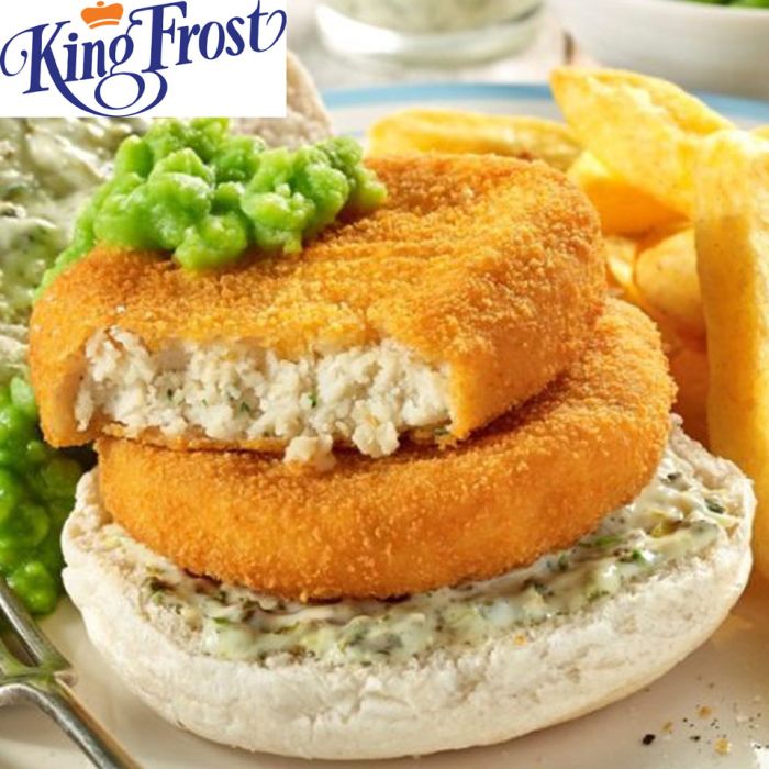 Kingfrost Fish Cakes-(4oz)-24x113g