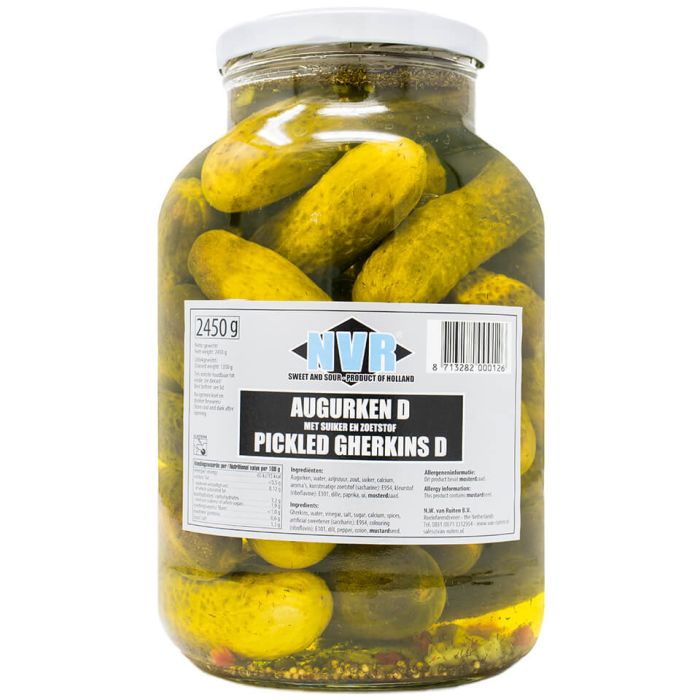 NVR Whole Gherkins (Glass Jar) 1x2.45kg