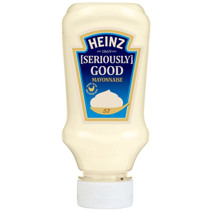 Heinz Mayonnaise (Top Down Bottle)-10x220ml