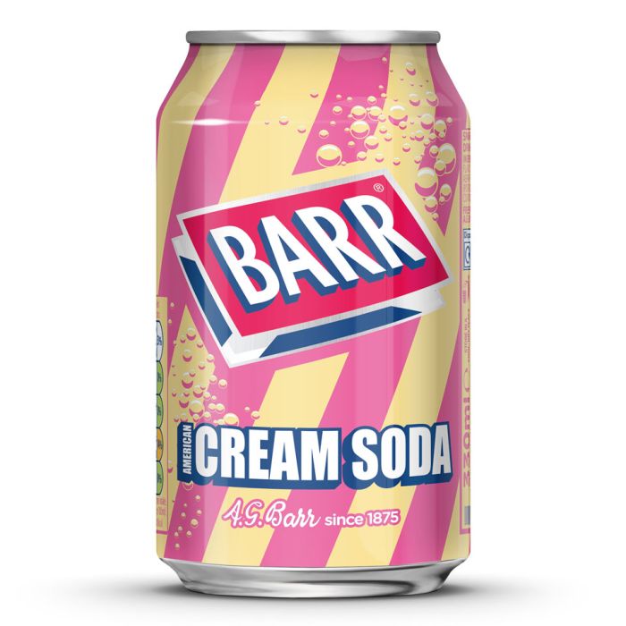 Barr Cream Soda Cans-24x330ml