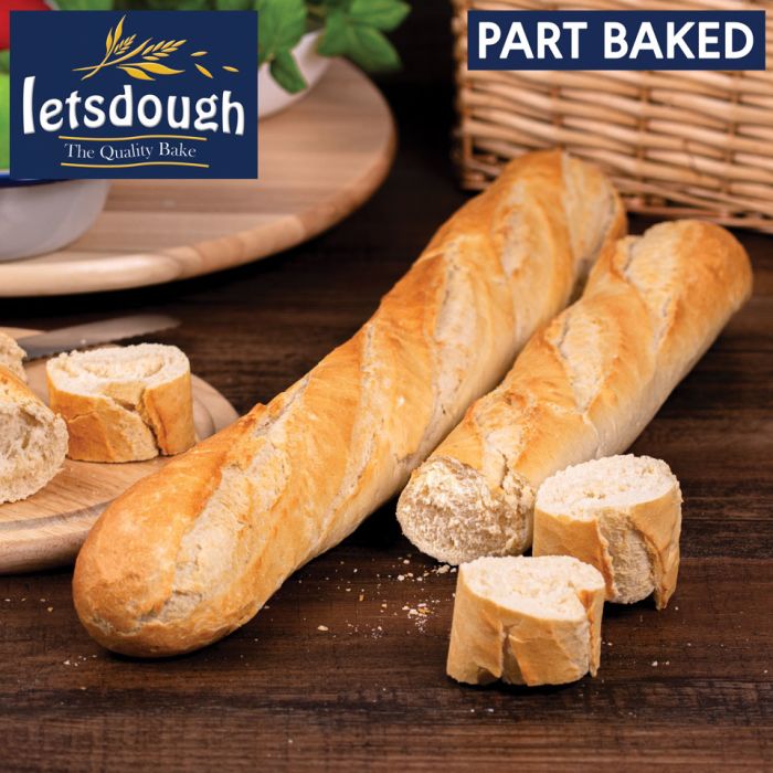Letsdough Part Baked Parisien Baguette (58cm)-16x435g