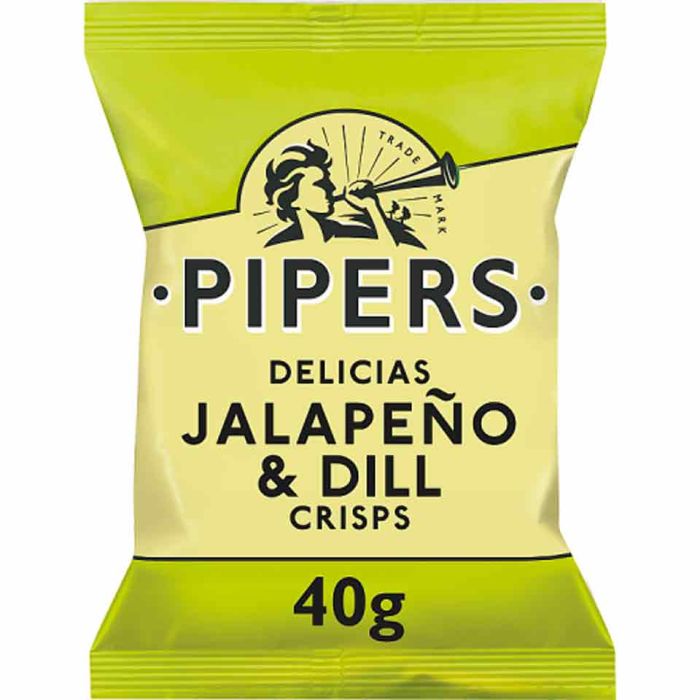 Pipers Jalapeno & Dill 24x40g