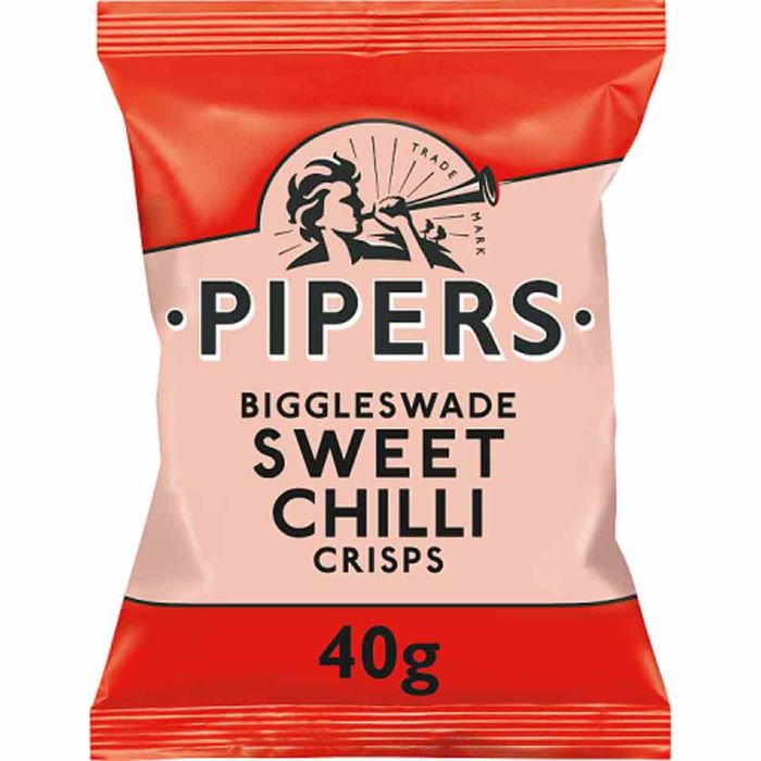 Pipers Biggleswade Sweet Chilli Crisps 24x40g