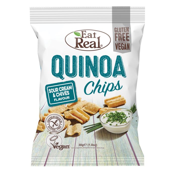 Eat Real Quinoa Sour Cream & Chive 12x30g