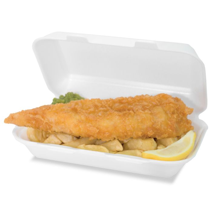 Buy N10 (TT10) Kebab/Fish & Chips Boxes (White) (307x39x240mm) 1x250