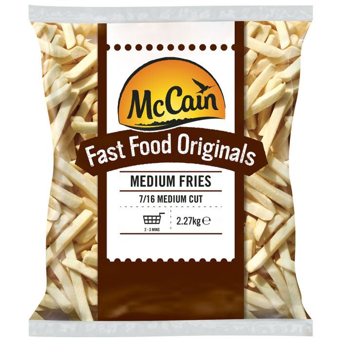 McCain Fast Food Originals (7/16) Medium Cut Fries 4x2.27kg