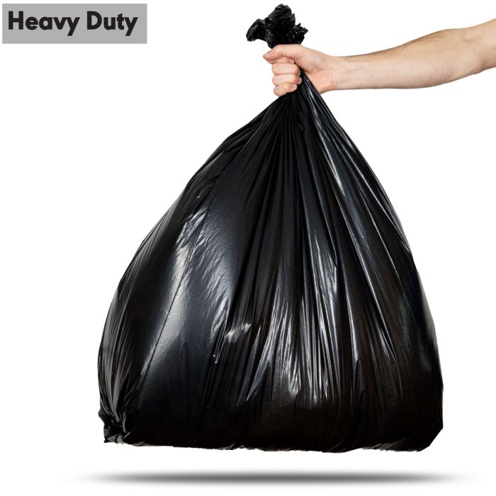 90L Black Heavy Duty Refuse Sacks (max. load 18kg)-1x200