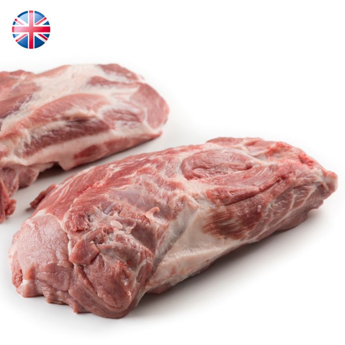 Frozen Raw UK Boneless Pork Collars 1x13.6kg